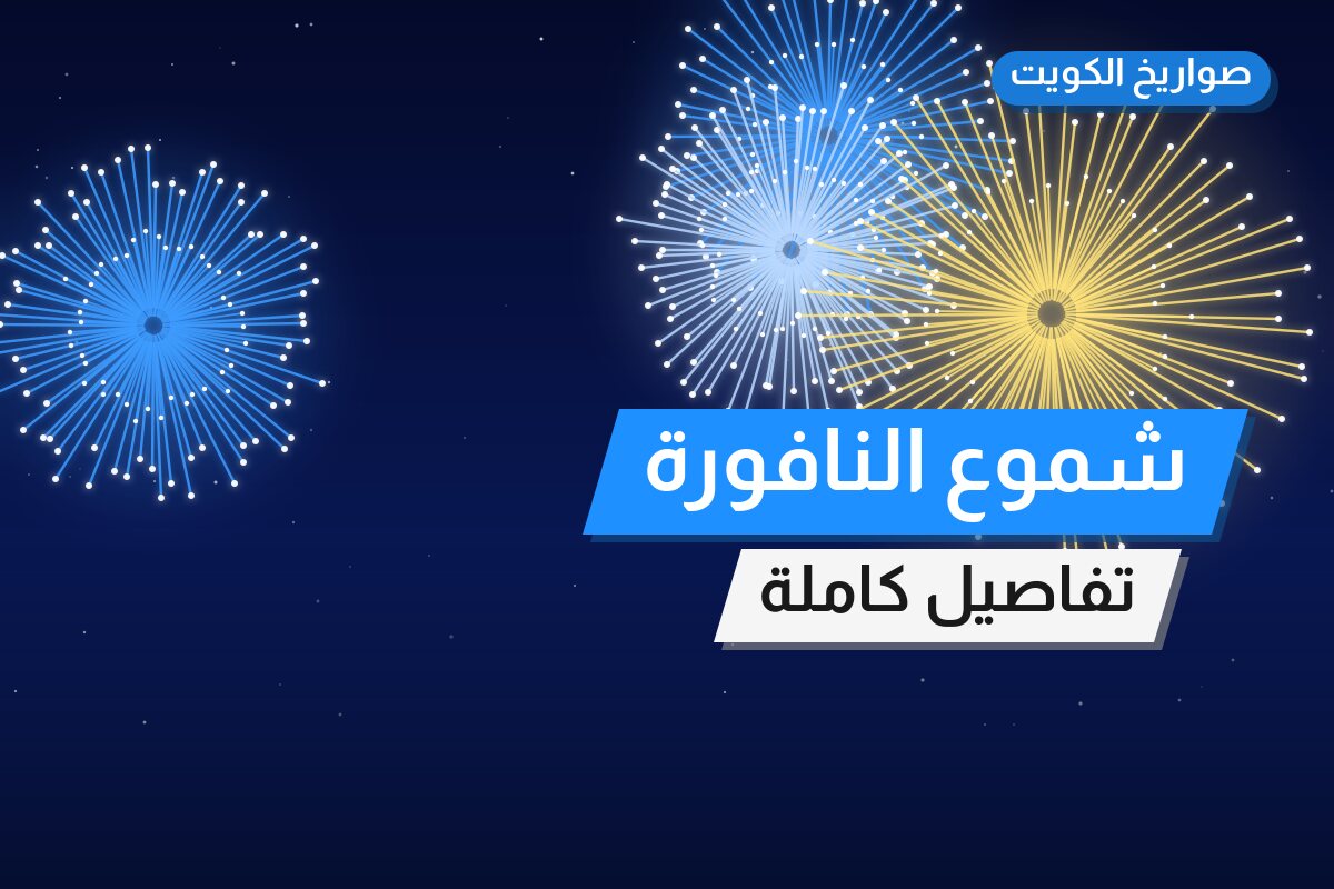 شموع النافورة من صواريخ الكويت — مواصفات وسعر وطريقة الطلب